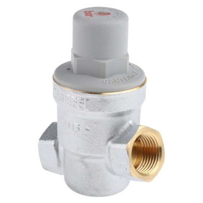 RS PRO Chrome Plated Brass Pressure Reducing Valve BSP Female, Max Operating Temperature 40°C, Outlet Pressure 1-6 761-345