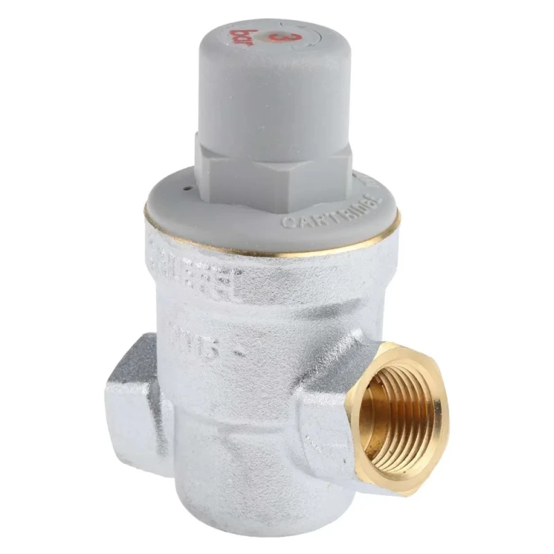 RS PRO Chrome Plated Brass Pressure Reducing Valve BSP Female, Max Operating Temperature 40°C, Outlet Pressure 1-6 761-345