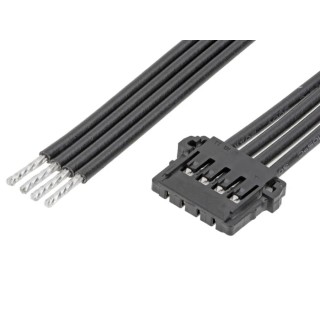 Molex Wire to Board Cable 4 Way Female Picolock to 4 Way Unterminated, 100 mm, 250V, Polyamide Jacket 219657-2041