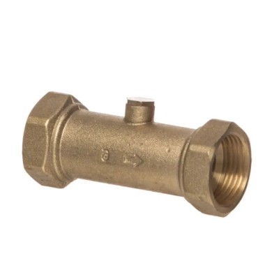 RS PRO DZR Copper Alloy BS EN 12420 CW602N Double Check Valve 28 mm Compression 10 bar CW602N