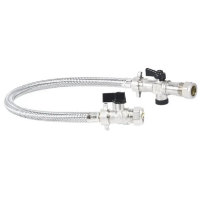 RS PRO Brass Check Valve Filling Loop 15 mm, 10 bar 242-2842