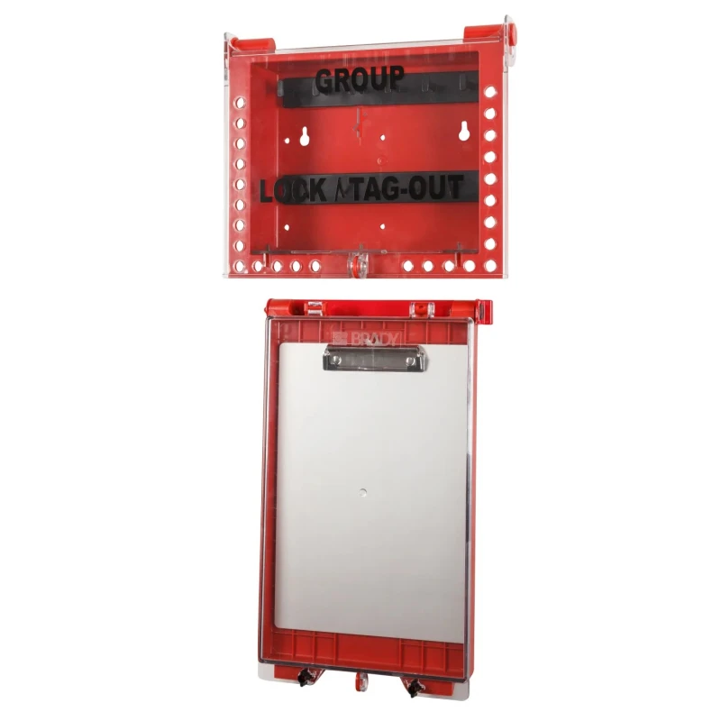 Brady Red 27-Lock Lockout Plastic Group Lockout & Permit Control 11.94 mm 26 GROUPLB RED,PERMIT DISPLAY STATION