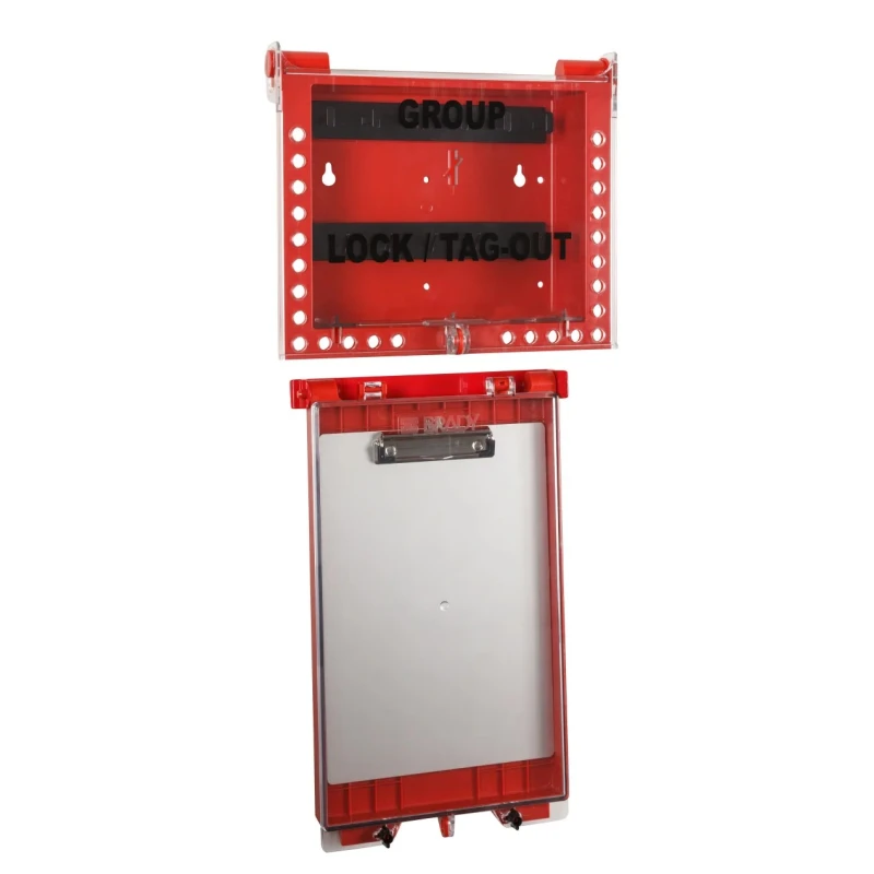 Brady Red 27-Lock Lockout Plastic Group Lockout & Permit Control 11.94 mm 26 GROUPLB RED,PERMIT DISPLAY STATION