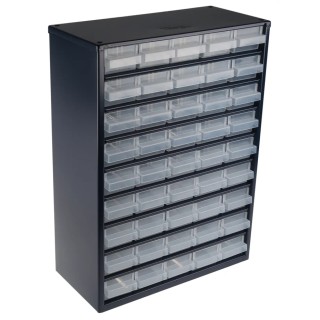 Raaco Drawer Storage Unit 45 Steel Cabinet 417 mm x 306 mm x 150 mm Blue 137454