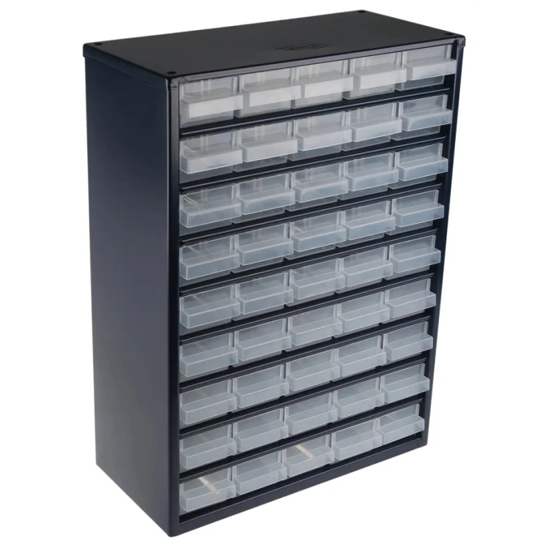 Raaco Drawer Storage Unit 45 Steel Cabinet 417 mm x 306 mm x 150 mm Blue 137454