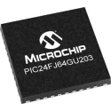 Microchip 16 bit PIC Microcontroller 32 MHz 64kB FLASH 36-Pin UQFN PIC24FJ64GU203-I/M5
