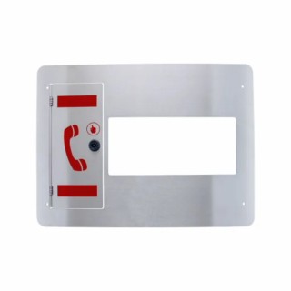 Fulleon Stand Alone Module 16 Line Master Stainless Steel Panel for Use with Emergency Voice Communication System MX16-SSC