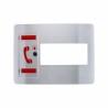 Fulleon Stand Alone Module 16 Line Master Stainless Steel Panel for Use with Emergency Voice Communication System MX16-SSC