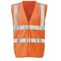 Orbit International Orange Velcro Hi Vis Vest Polyester, L HVW03-O-L