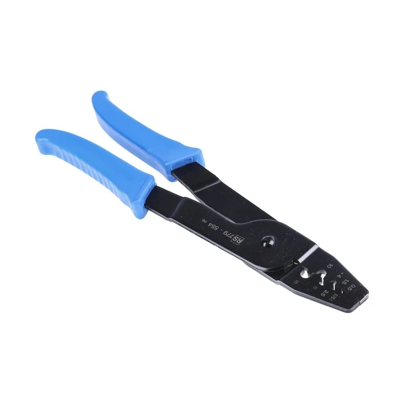 RS PRO Crimp Tool Non-Releasable for Wire End Sleeves 240mm Adjustable Ratchet 0.5-16 mm² 779-554