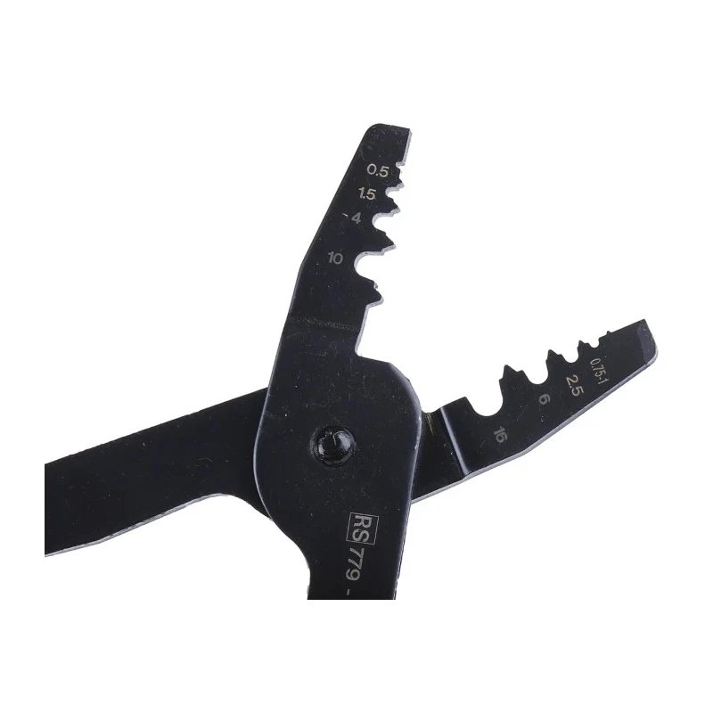RS PRO Crimp Tool Non-Releasable for Wire End Sleeves 240mm Adjustable Ratchet 0.5-16 mm² 779-554