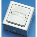 Kopp White Universal Heating Main Switch Push Button Lockable Control Venetian Cross Switch 5606.0200.7