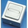 Kopp White Universal Heating Main Switch Push Button Lockable Control Venetian Cross Switch 5606.0200.7
