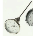 Jumo Bi-Metallic Dial Thermometer 80 mm Steel Case -20 to +40°C Measurement Range 608001/0180-628-018-10-000-46-01-150/000