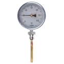 Jumo Dial Thermometer 120 °C 100mm Dial Size Galvanised Steel Case Germany 608001/1810-818-841-10-104-46-26-100/000