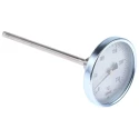 Jumo Dial Thermometer 100mm Dial Size, Galvanised Steel Case, 250°C Maximum 608001/0110-834-841-10-104-26-26-200/000