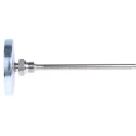 Jumo Dial Thermometer 100mm Dial Size, Galvanised Steel Case, 250°C Maximum 608001/0110-834-841-10-104-26-26-200/000