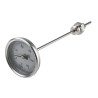 Jumo Bimetallic Dial Thermometer 80mm Stainless Steel Case 250°C Threaded Connection 608002/0180-834-847-6-104-26-26-200/000