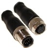 Mueller Electric Sensor Actuator Cable Male 12 way Straight to Female 12 way M12 5 m BU-1404940