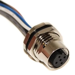 Mueller Electric Female 5 Way Straight to Unterminated Sensor Actuator Cable 200mm BU-T4171110405002-0.2M