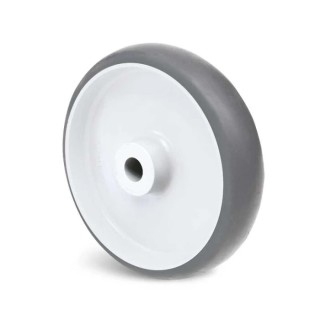 Guitel Hervieu Grey Thermoplastic Rubber Trolley Wheel 50mm Diameter 40kg Load Capacity 325-200-050L10