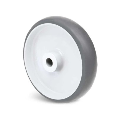 Guitel Hervieu Grey Thermoplastic Rubber Trolley Wheel 50mm Diameter 40kg Load Capacity 325-200-050L10