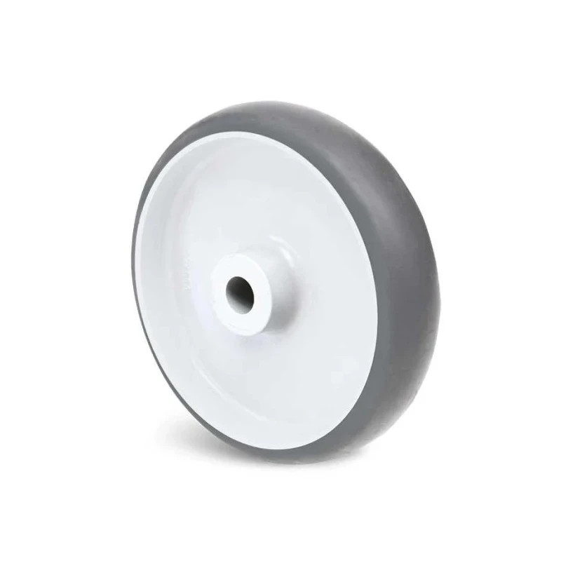 Guitel Hervieu Grey Thermoplastic Rubber Trolley Wheel 50mm Diameter 40kg Load Capacity 325-200-050L10