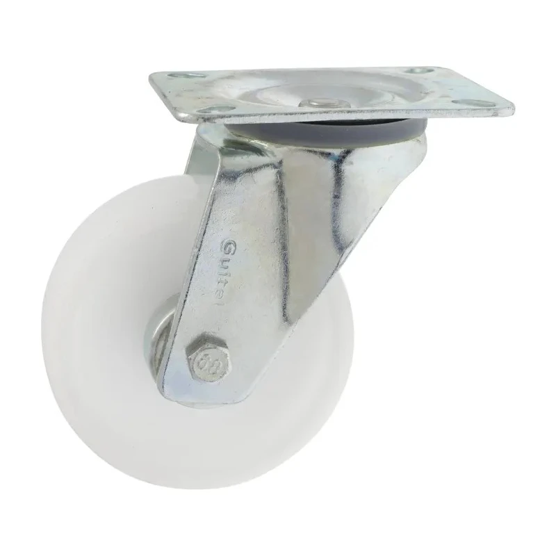 Guitel Hervieu Pressed Steel Swivel Castor 250 kg Load Capacity, 125 mm Polypropylene Wheel 372955