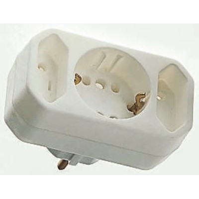 Kopp Europe to Europe Mains Power Adapter 16A, 250V 1796.0200.1