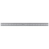 Mitutoyo 450 mm Steel Ruler Imperial, Metric Satin Chrome Finish 182-145