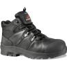 Rockfall Black Fibreglass Toe Capped Men's Waterproof Safety Boots Size UK 8, EU 42 TC3000