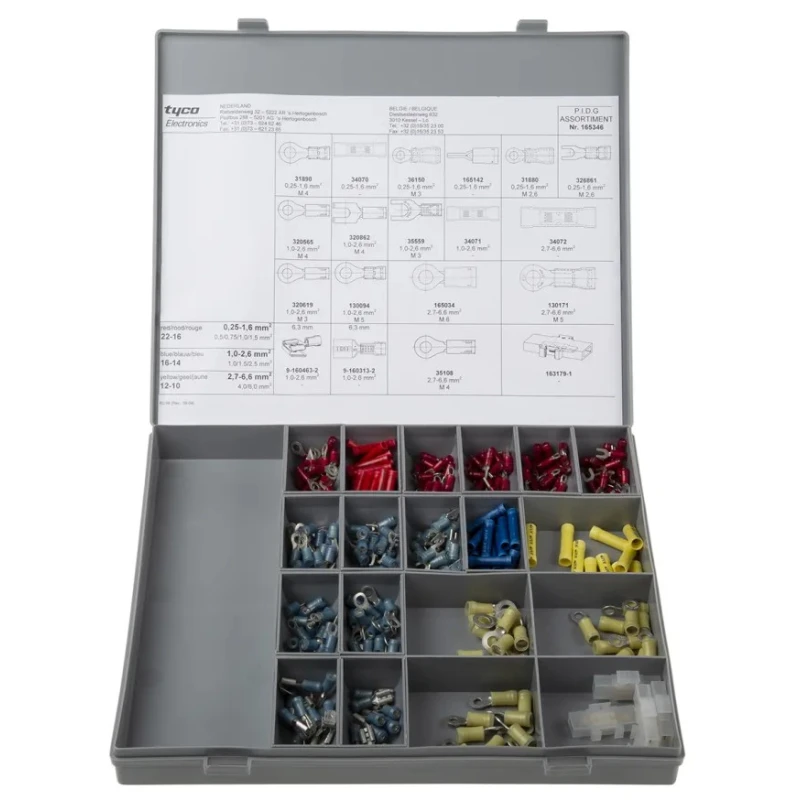 TE Connectivity PIDG Splices/Terminal Plasti-Grip Terminal PIDG Introduction Service Crimp Terminal Kit 165346
