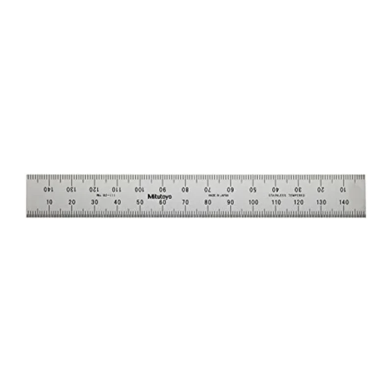 Mitutoyo 150 mm Steel Ruler Metric with UKAS Calibration 182-111
