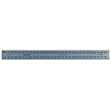 Mitutoyo 300 mm Steel Ruler Metric with UKAS Calibration, Satin Chrome Finish, Model 182-131