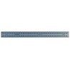 Mitutoyo 300 mm Steel Ruler Metric with UKAS Calibration, Satin Chrome Finish, Model 182-131