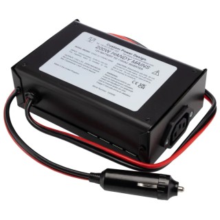 Custom Power Design 200W DC/AC Car Power Inverter, 11V, 15V DC Input, 115V AC Output SM2802