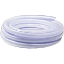 RS PRO Multi-Purpose Reinforced PVC Hose Pipe, 10 bar Maximum Operating Pressure, 15 m Length, Clear, Model 243-0188