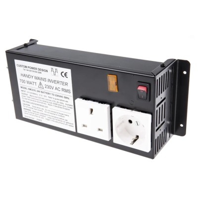 Custom Power Design 700W Power Inverter, 24V dc Input, 230V ac Output SM3215