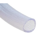 RS PRO Multi-Purpose Reinforced PVC Hose Pipe, 10 bar Maximum Operating Pressure, 15 m Length, Clear, Model 243-0188