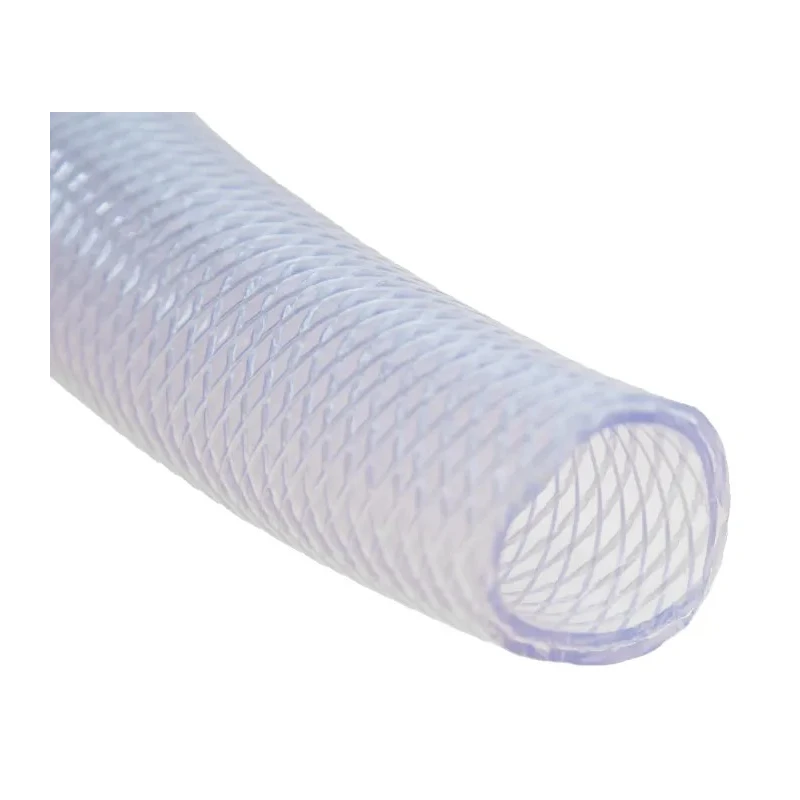 RS PRO Multi-Purpose Reinforced PVC Hose Pipe, 10 bar Maximum Operating Pressure, 15 m Length, Clear, Model 243-0188