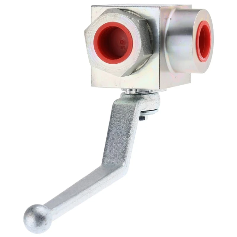 RS PRO Steel 3-Way Hydraulic Ball Valve Threaded Port 3/4 in Pressure 315 bar Model 243-1822