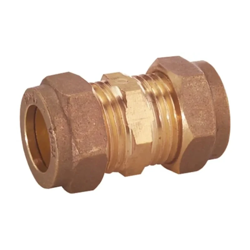 RS PRO Brass Pipe Fitting Compression Compression Coupler Male G 12 mm 796-751