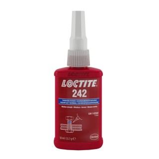 Loctite Blue Threadlocking Adhesive Liquid Medium Strength 50 ml LOCTITE 242 BO 50ML EGFD