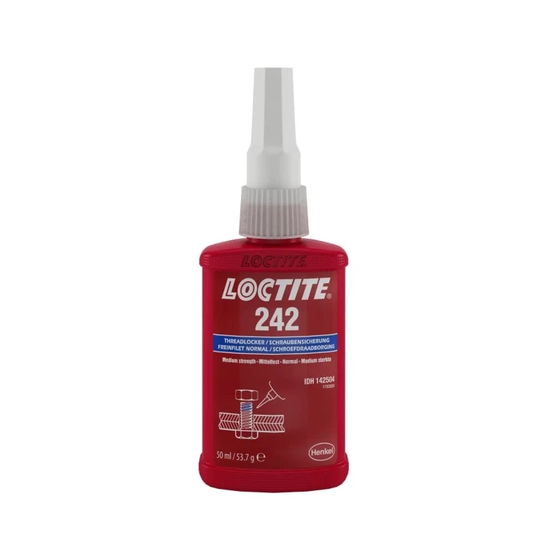 Loctite Blue Threadlocking Adhesive Liquid Medium Strength 50 ml LOCTITE 242 BO 50ML EGFD