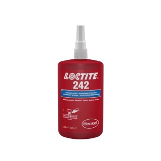 Loctite Blue Medium Strength Threadlocking Adhesive 250 ml LOCTITE 242 BO 250ML EGFD
