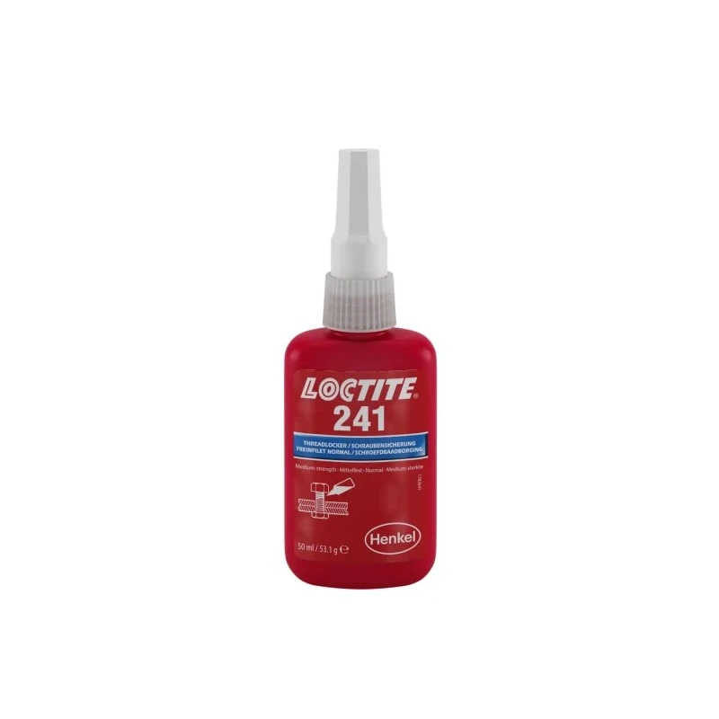 Loctite Blue Threadlocking Adhesive Medium Strength, Methacrylate Ester Base, 50 ml LOCTITE 241 BO 50ML EGFD