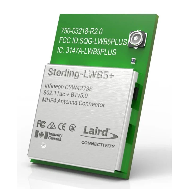 Ezurio 3.6V DC WiFi & Bluetooth Module 802.11a/n/ac/b/g Integrated Wireless Communication 453-00046C