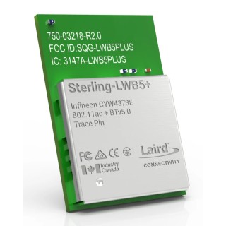 Ezurio 3.6V DC WiFi & Bluetooth Module 802.11a/b/g/n/ac Bluetooth 5.2 Low Energy 453-00047C