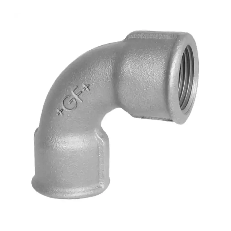 Georg Fischer Galvanised Malleable Iron Fitting 90° Elbow Female G 1 in to Female BSPP 1 in 770012206