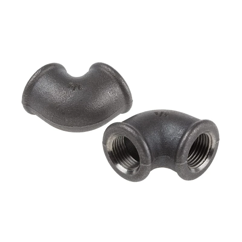 Georg Fischer Black Malleable Iron Fitting 90° Elbow Female G 1/2 in to Female BSPP 1/2 in 770090104